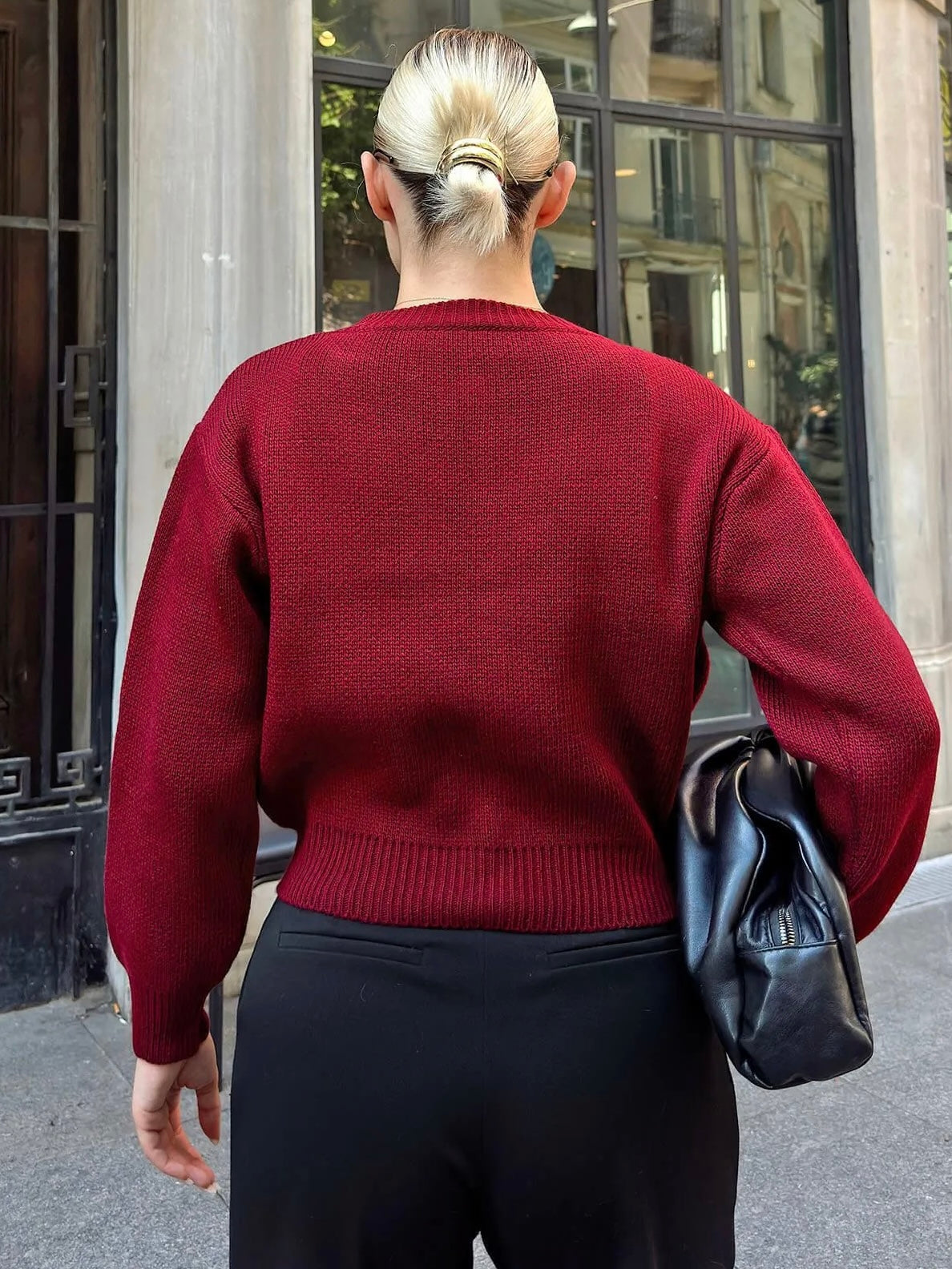 ROSE STRICKJACKE