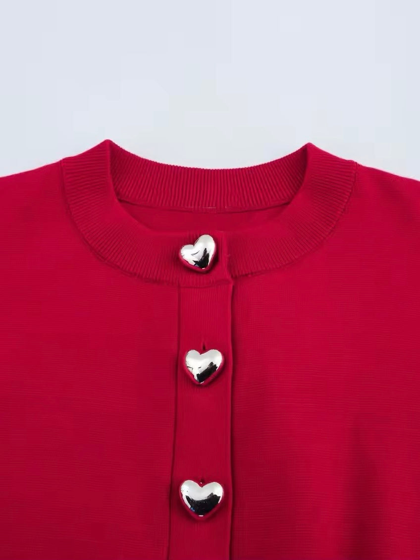 ROSE STRICKJACKE