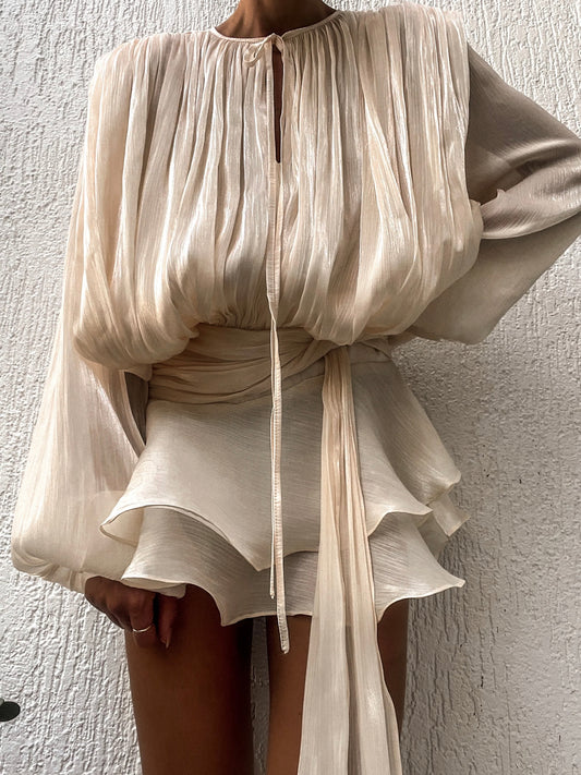 CHAMPAGNE KLEID