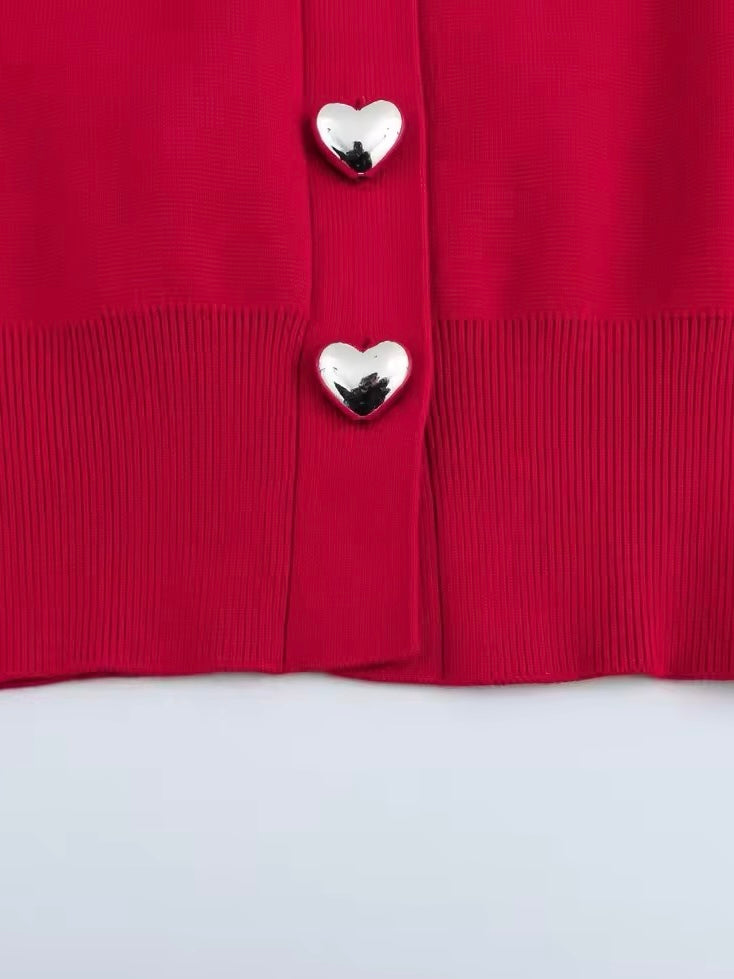 ROSE STRICKJACKE