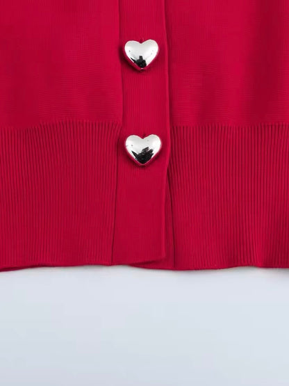 ROSE STRICKJACKE