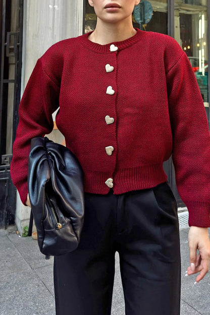 ROSE STRICKJACKE