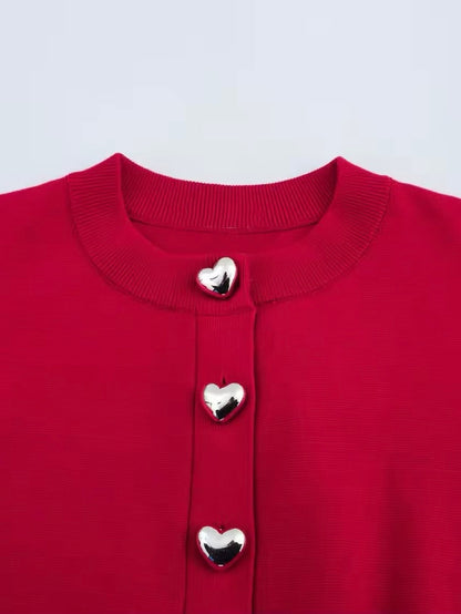 ROSE STRICKJACKE