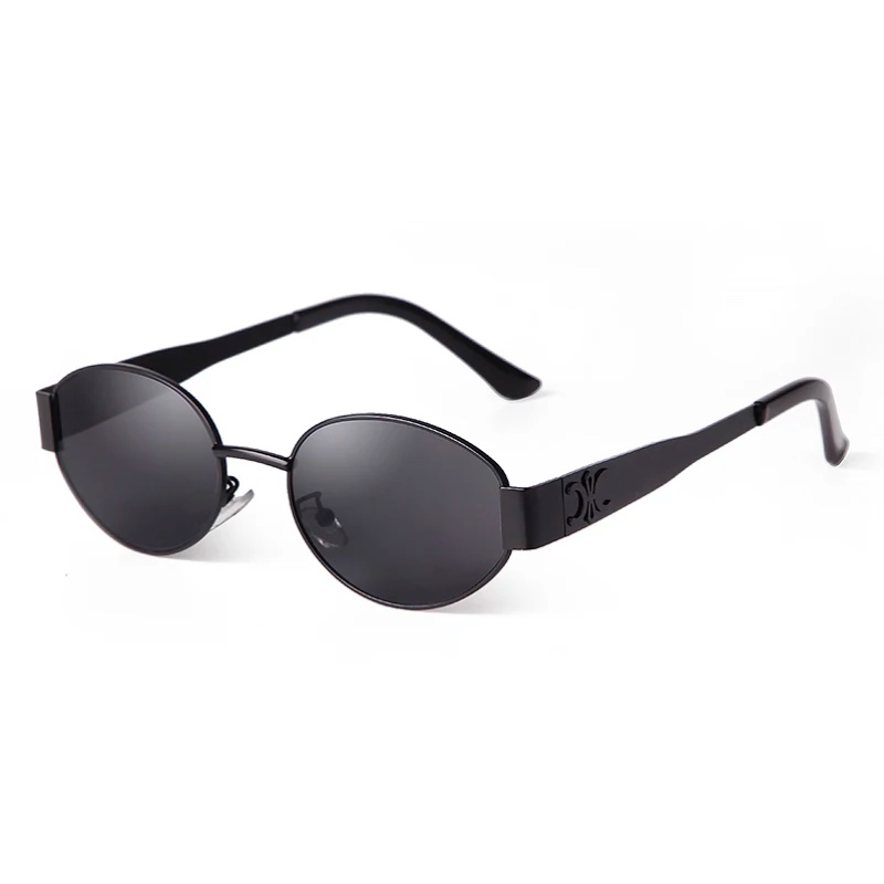 Stilvolle Celine Triomphe Sonnenbrille, hochwertige Nachahmung in schwarz